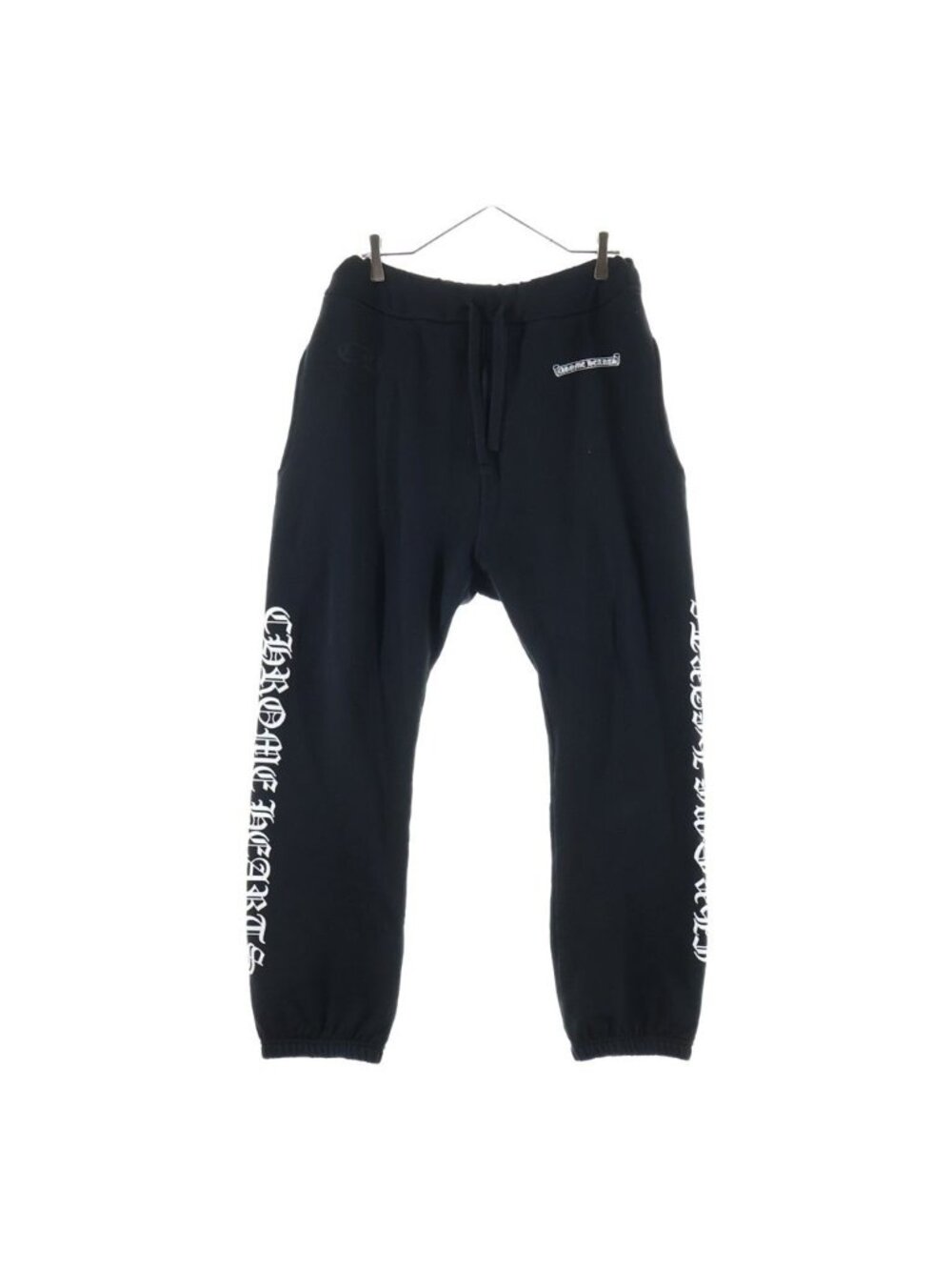 Chrome Hearts Sweatpants Scroll Label Black Pants